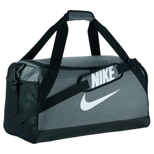 Original Unisex NIKE BRASILIA 6 MEDIUM BAG (Flint Gray) - BA5334 064