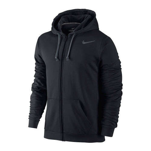 Original Mens Nike 100% Dri Fit THERMA FIT STAY WARM HOODIE Black 839102 010 Size Extra Large