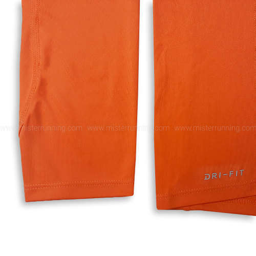 Original Mens NIKE DRY MILER RUNNING Long Sleeve SHIRT ORANGE- 683570 842 Large