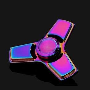 Fidget Spinner Toy Ultra Durable Stainless Steel Bearing High Speed Rainbow High Quality