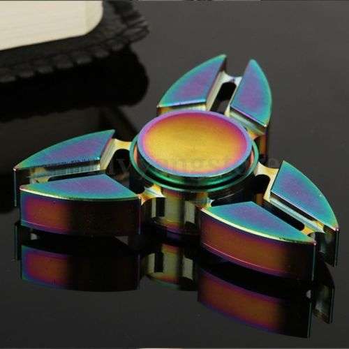 Fidget Spinner Toy Ultra Durable Stainless Steel Bearing High Speed Rainbow High Quality