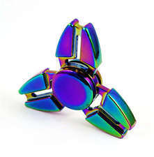 Fidget Spinner Toy Ultra Durable Stainless Steel Bearing High Speed Rainbow High Quality