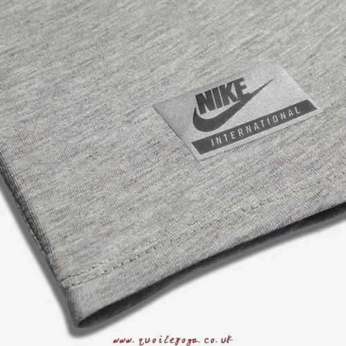 Original Mens Nike International Logo T-Shirt In Grey 803891 063 Size Large