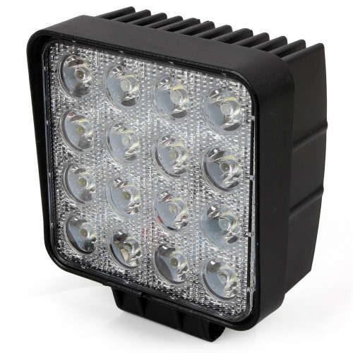 48w Square LED Spot light for Car Bikes Boats Off Roads Trucks and 4x4 SUV