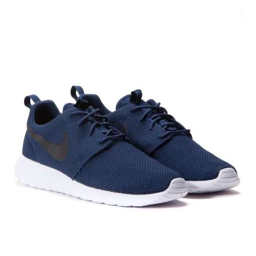 Original Mens NIKE ROSHE ONE Midnight Navy Black White  511881 405 - UK Size 7