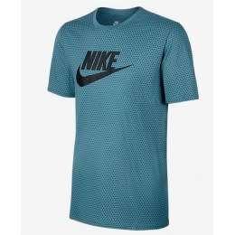 Original Mens NIKE Short Sleeve SPORTSWEAR CERULEAN 873137 449 Size Large