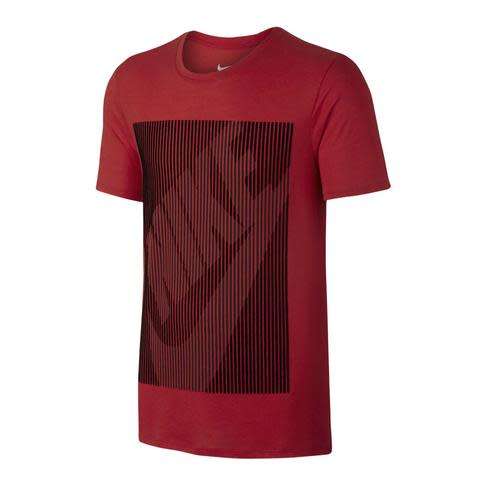 Original Mens Nike TRI-BLEND Mens Color Shift Futura Red T-Shirt  805027 657 Size Extra Large