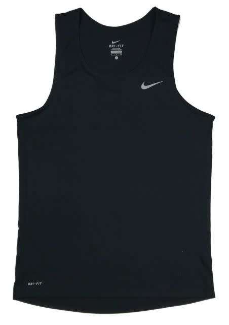 Black Friday -Original Mens Nike Dri Fit Miler Running Singlet Top BLACK 872014 010 Size Extra Large