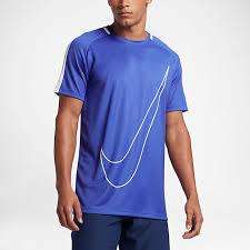 Original Mens NIKE Academy Short Sleeve Football Dri-Fit 832985 480 - Size Large