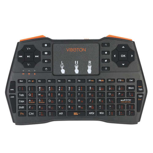 Wireless Mini Keyboard I8-Plus Handheld Touchpad Keyboard Mouse for PC Android