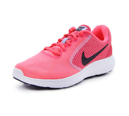 Original Women's NIKE Revolution 3 Sneakers Hot Punch/ Black 819303 602 UK Size 5.5 (SA 5.5)
