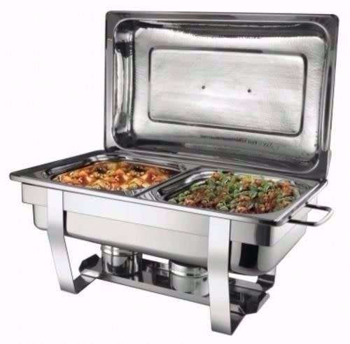*****Stunning stainless steel two burners chafing dish with two inner tray- 9 Lit*****