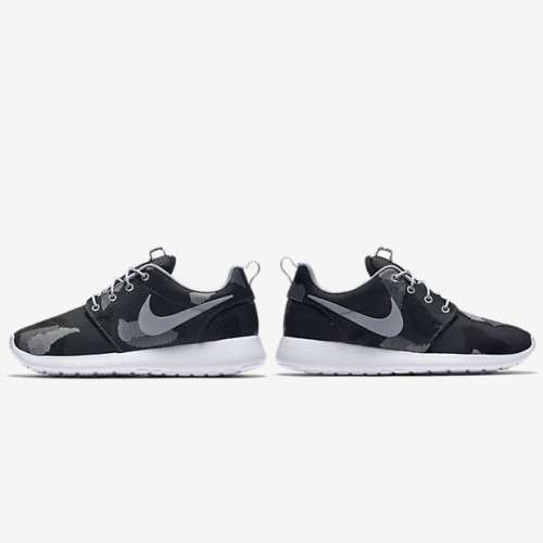 Original Women's NIKE ROSHE ONE JCRD PRINT 845009 001 UK Size 6 (SA 6)  Dark Gray