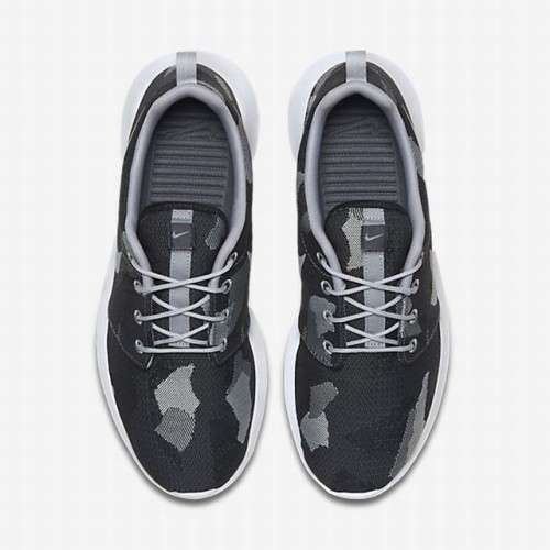 Original Women's NIKE ROSHE ONE JCRD PRINT 845009 001 UK Size 6 (SA 6)  Dark Gray