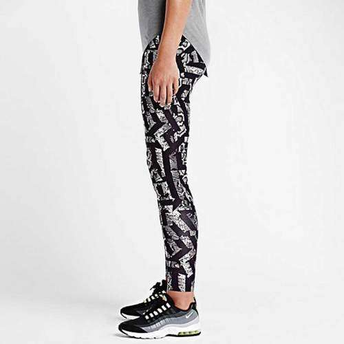 Original NIKE Women's Leg-A-See Running Legging Yoga Fold Over 841037 100 Size Large