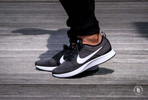 Original Mens Nike DUALTONE RACER BLACK/WHITE/DARK GREY 918227 002 UK Size 10 (SA 10)