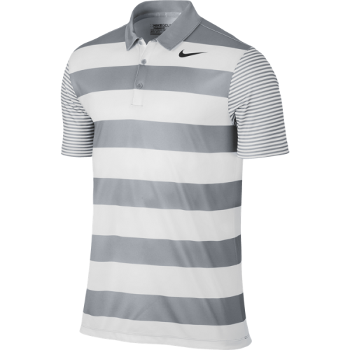 Original Mens Nike Golf Victory Bold Stripe Polo Shirt 833059 012 Size Large