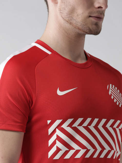 Original Mens Nike DRY ACADEMY Short-Sleeve Football Top 859930 657 - Size Medium