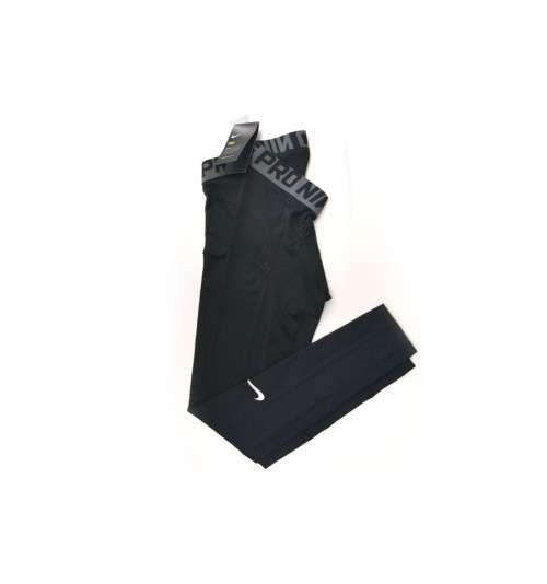 Original Mens Nike Pro Tights Black Training DriFit 932450 010 Size Medium