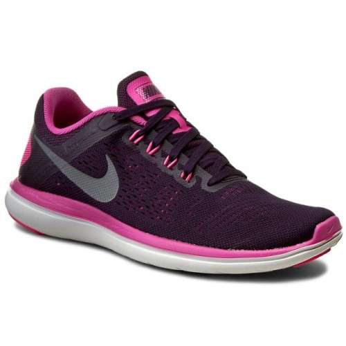 Original Women's NIKE Flex RN 6 Purple Dynasty/Cool Grey 830751 501 UK Size 4.5 (SA 4.5)