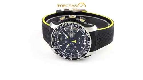 Tissot Men's PRS 516 Stainless Steel Automatic Watch with Black Rubber Band