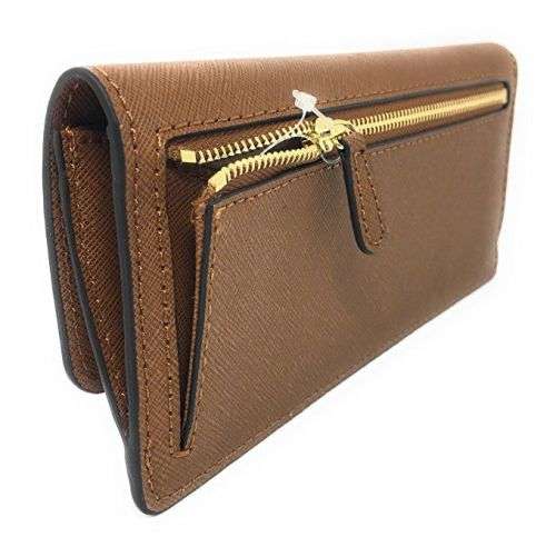 Original Brand New MICHAEL KORS Jet Set Travel Flat Saffiano Leather Wallet Choose from Tan or Black