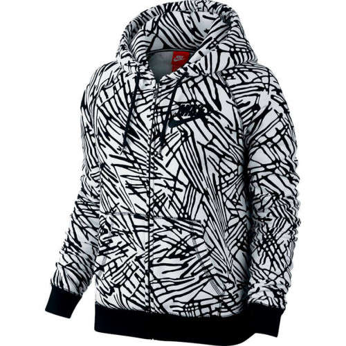 Original Womens NIKE RALLY Full ZIP HOODIE - 726045 010 Size Large