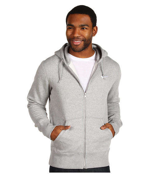 Original Mens Nike Classic Full Zip Hooded Sweatshirt - 813267 063 Size Large
