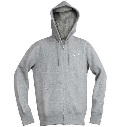 Original Mens Nike Classic Full Zip Hooded Sweatshirt - 813267 063 Size Large