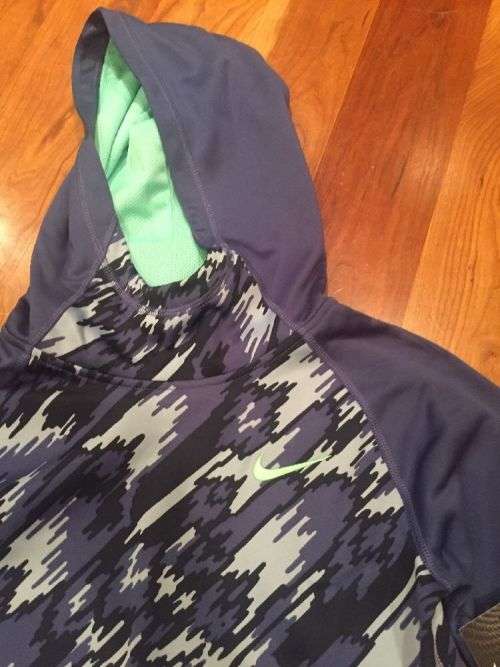 Original Nike Youth Girls Therma Training Hoodie Purple 806015 508 Size Large