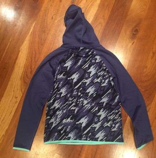 Original Nike Youth Girls Therma Training Hoodie Purple 806015 508 Size Large
