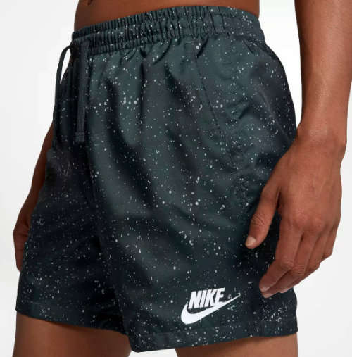 Original Nike NIKE FLOW MEN'S WOVEN SHORTS GREEN 918897 006 Size Medium