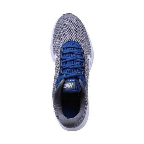 Original Mens Nike RUNALLDAY Cool Grey/White-Blue Jay 898464 005 Size UK 10 (SA 10)
