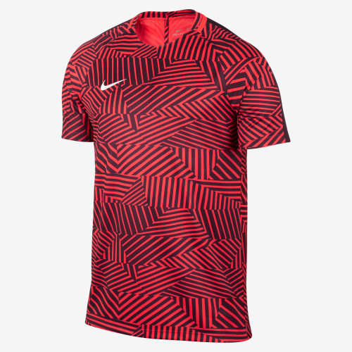 Original Mens Nike Dry Squad  GRAPHIC RED 807073 671 Size Large