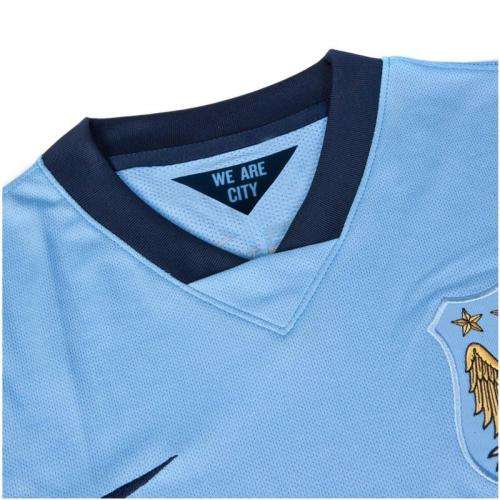Original Mens Nike MANCHESTER CITY HOME STADIUM 2014/2015 SOCCER JERSEY 611050 489 Size XL