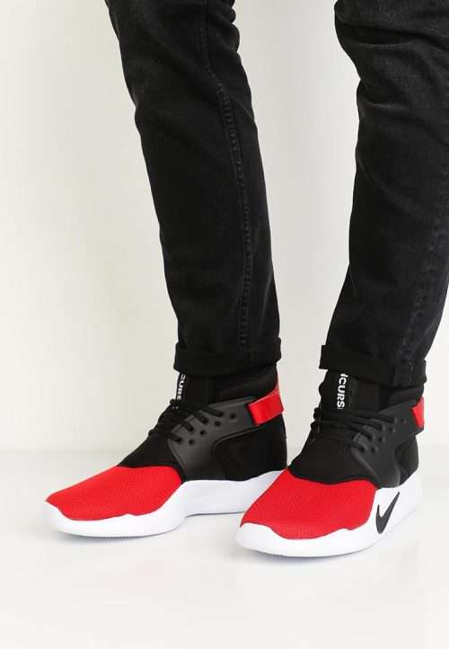 Original Mens Nike INCURSION MID UNIVERSITY RED BLACK 917541 600 Size UK 10.5 (SA 10.5)