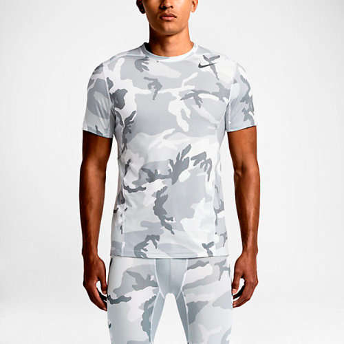 Original Mens Nike Pro Hypercool Compression Shirt Equipped Camouflage 848884 010 Size XL