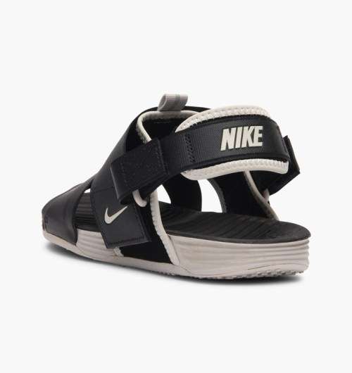 Original Mens NIKE Air Solarsoft Zig Zag Sandals In Black 579912 001 UK Size 9 (SA 9)