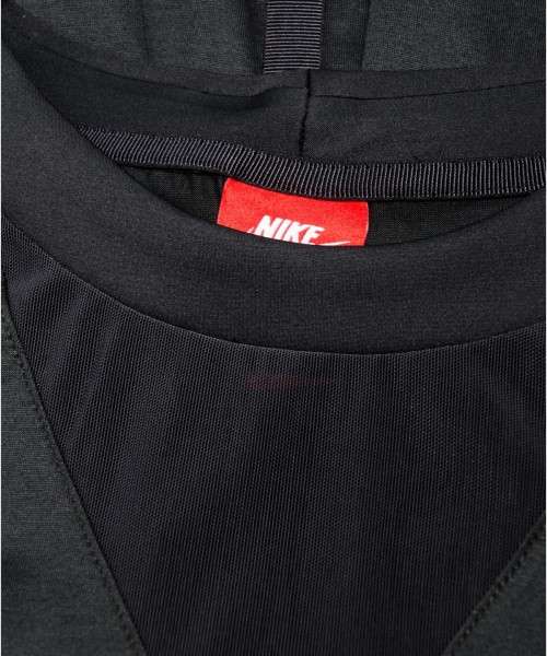 Original Womens NIKE Sportswear Bonded Women's Half Sleeve Top Black 829755 010 Size Small