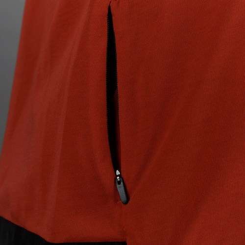 Original Nike Mens Sportswear Bonded Knit T-Shirt In Red 805122 657 Size Extra Large