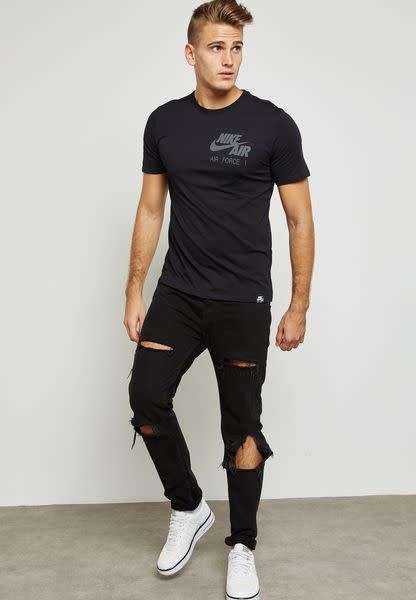 Original Mens Nike AIR Sportswear T-Shirt 875626 010 Size XL