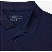 Original Mens Nike Golf Victory Solid Polo College Navy/White 725518 419 Size Extra Medium