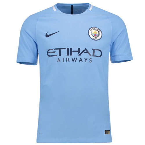 Original Mens Nike MANCHESTER CITY HOME 2017/18 SOCCER JERSEY 847261 489 Size XXL