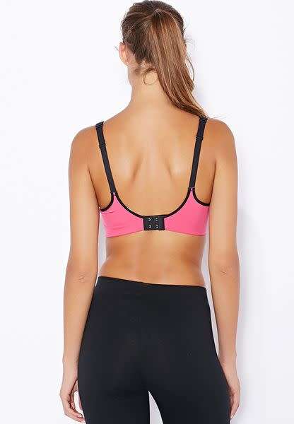 Original Womens NIKE PRO HERO VIVID PINK/BLACK 360 Deg Support Size 32 D