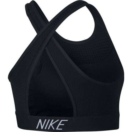 Original Womens NIKE Classic Cross Back Medium Support Sports Bra 903234 010 Size Large