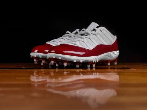 Original Mens NIKE Jordan XI Retro Low TD Football Cleat AO1560 101 Size UK 8 (SA 8)