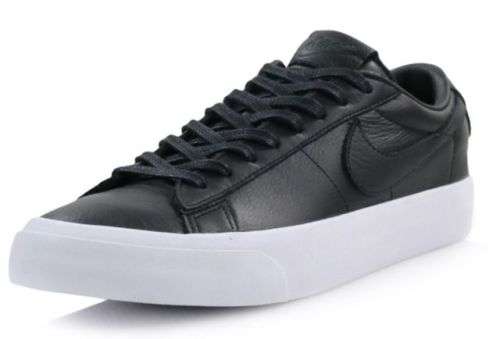 Original Mens NIKE Blazer Studio QS Black/ White 850478 002 Size UK 12 (SA 12)