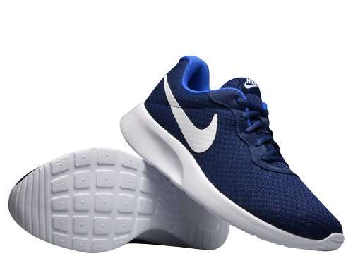 Original Mens Nike Tanjun Shoes MIDNIGHT NAVY 812654 414 Size UK 11.5 (SA 11.5)