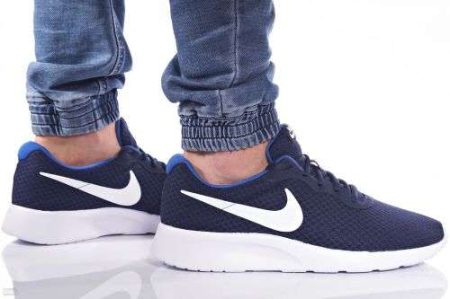 Original Mens Nike Tanjun Shoes MIDNIGHT NAVY 812654 414 Size UK 11.5 (SA 11.5)