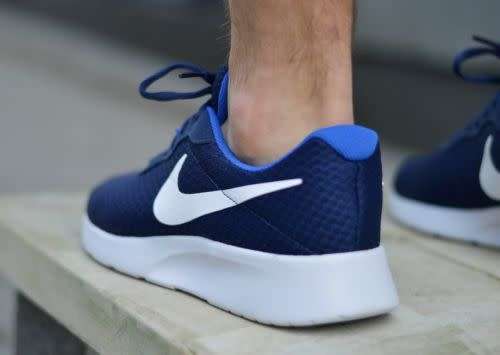 Original Mens Nike Tanjun Shoes MIDNIGHT NAVY 812654 414 Size UK 11.5 (SA 11.5)